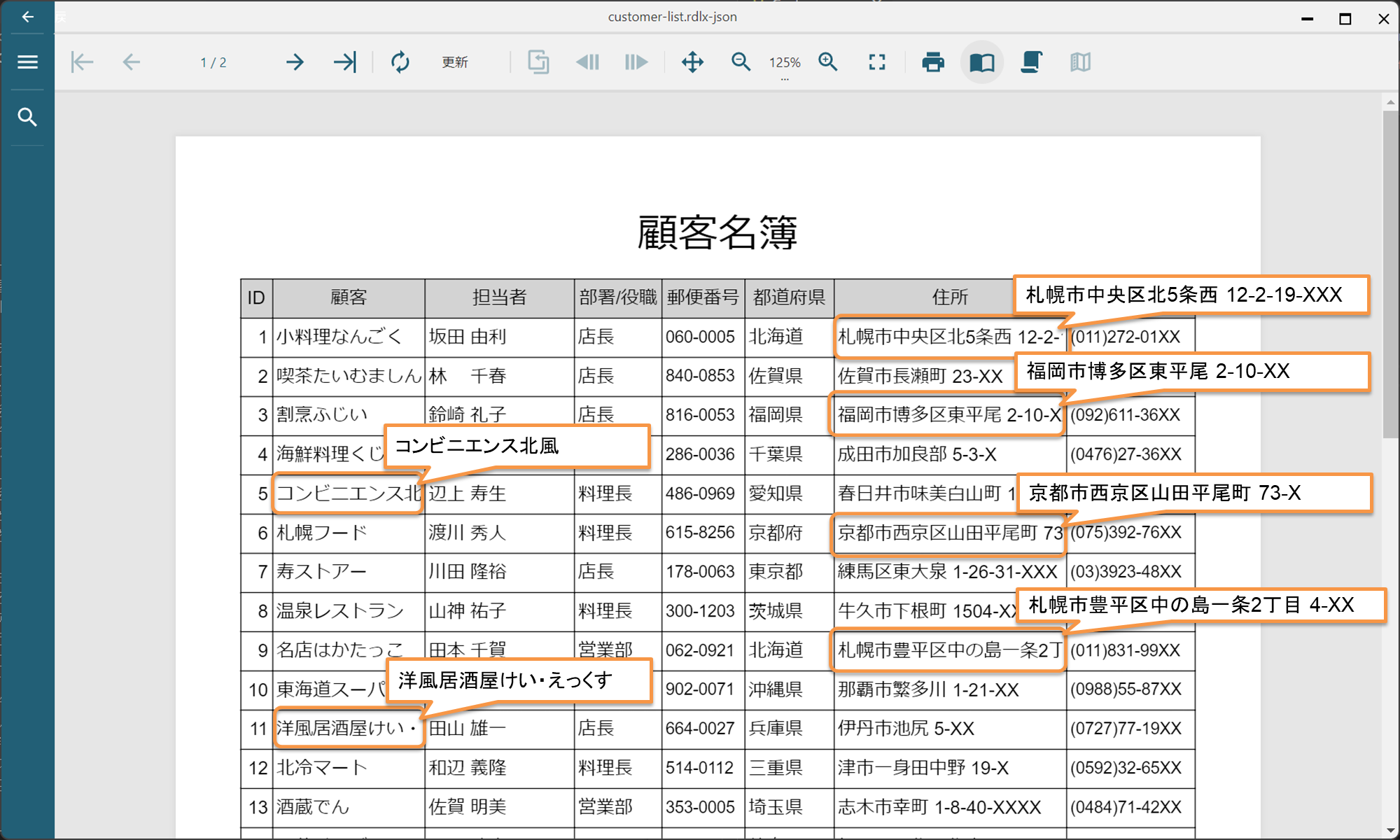 一部の文字が表示されない
